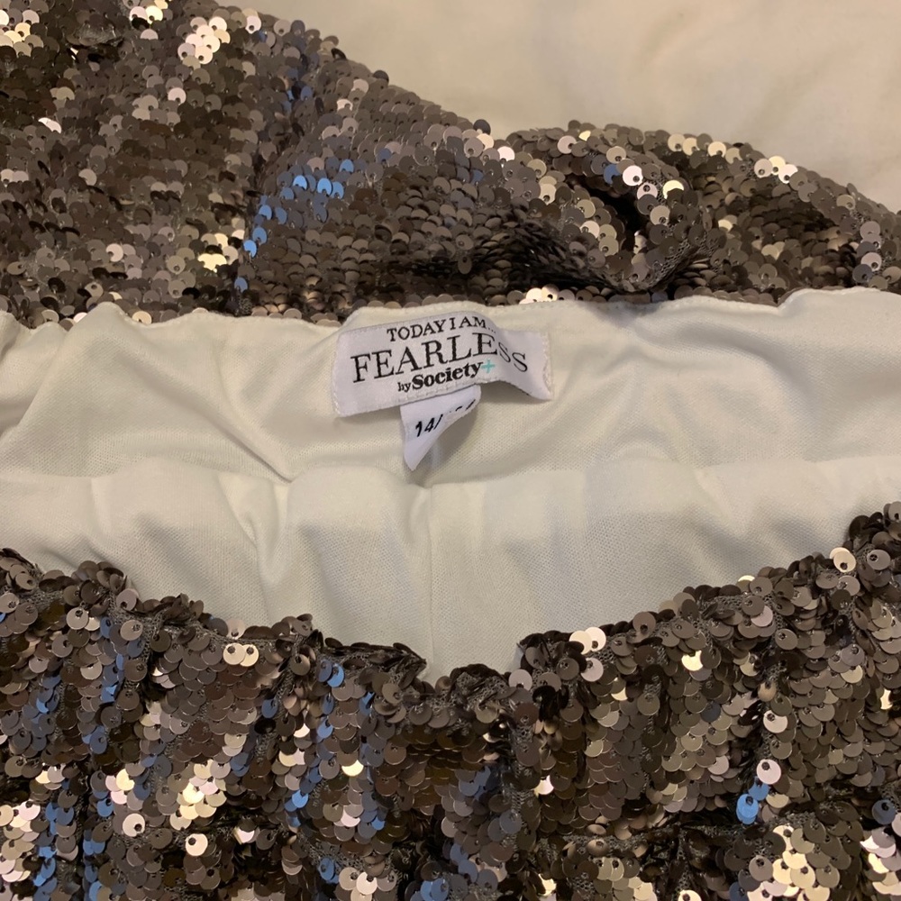 Full Sequin Midi Skirt